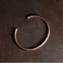 Rustic Copper Cuff Bracelet