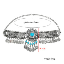 Vintage Statement Coin Choker Necklace