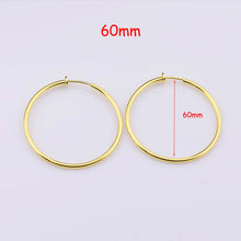 Clip-On Circle Hoop Earrings