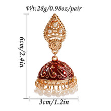 Ethnic Retro Geometric Turkish Jhumka Earring