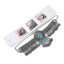 Vintage Statement Coin Choker Necklace