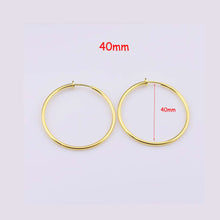 Clip-On Circle Hoop Earrings