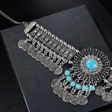 Vintage Statement Coin Choker Necklace