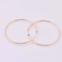 Clip-On Circle Hoop Earrings