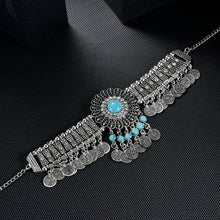 Vintage Statement Coin Choker Necklace