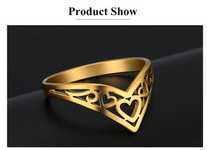 Hollow Hearts Ring
