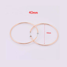Clip-On Circle Hoop Earrings