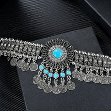 Vintage Statement Coin Choker Necklace