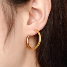Classic Stainless Steel Hoop Earrings