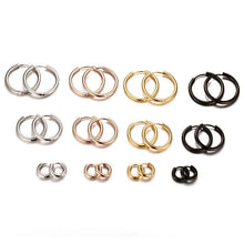 Classic Stainless Steel Hoop Earrings