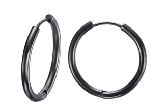 Classic Stainless Steel Hoop Earrings