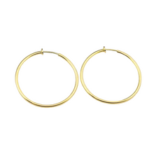 Clip-On Circle Hoop Earrings