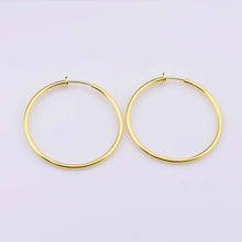 Clip-On Circle Hoop Earrings