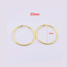 Clip-On Circle Hoop Earrings