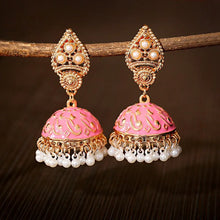 Ethnic Retro Geometric Turkish Jhumka Earring
