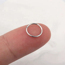 Titanium Hinged Hoop Piercing Ring