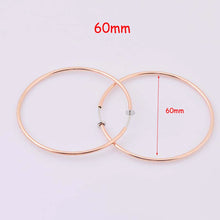 Clip-On Circle Hoop Earrings