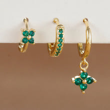 3-piece Crystal Drop Earring Set