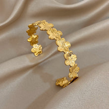 Floral Cuff Bracelet