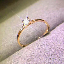 Minimal Cubic Zirconia Wedding Ring