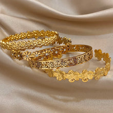 Floral Cuff Bracelet