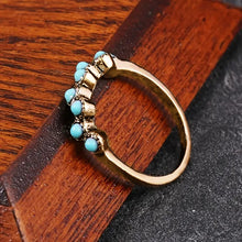 Vintage Turquoise Bead Ring