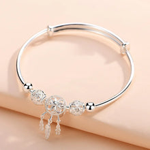 925 Sterling Silver Adjustable Bangle Bracelet
