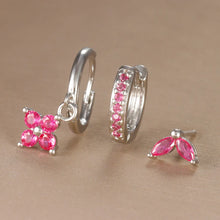 3-piece Crystal Drop Earring Set