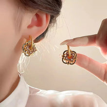 “Bohemian Bloom” Color Flower Drop Earrings