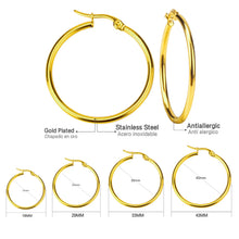 Circle Balance Hoop Earrings