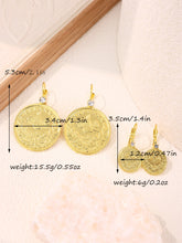 Islamic Coin Shaped Earrings