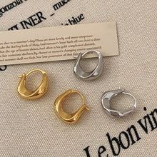 925 Sterling Silver Chunky Hoop Earrings