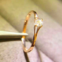 Minimal Cubic Zirconia Wedding Ring