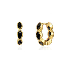 Celeste Crystal Hoops