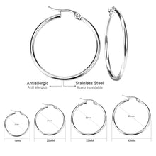 Circle Balance Hoop Earrings