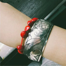 Asian Ethnic Open Cuff Bracelet