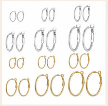 Big Circle Hoop Earrings