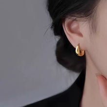 925 Sterling Silver Chunky Hoop Earrings