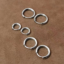 Minimal 925 Sterling Silver Stud Earrings
