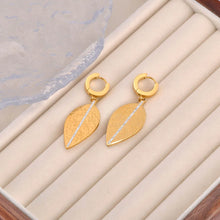Nature Leaf Drop Earrings