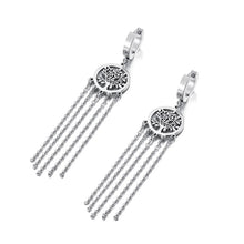 Long Tassel Stainless Steel Earrings