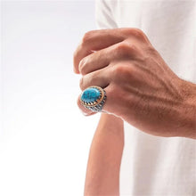 Vintage Turquoise Zircon Ring