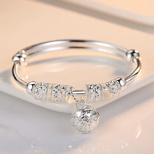 925 Sterling Silver Adjustable Bangle Bracelet