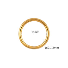 Titanium Hinged Hoop Piercing Ring