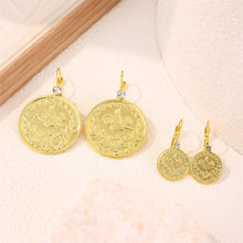 Islamic Coin Shaped Earrings