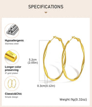 Unity Twist Hoops