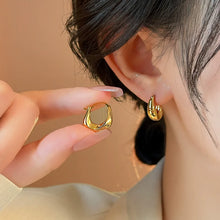 925 Sterling Silver Chunky Hoop Earrings
