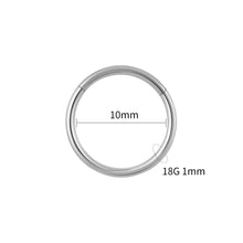 Titanium Hinged Hoop Piercing Ring