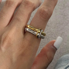 Four Circles Stack Ring Set