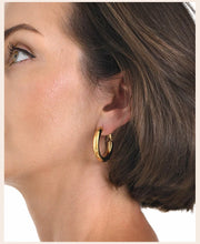 Aura Circle Hoop Earrings